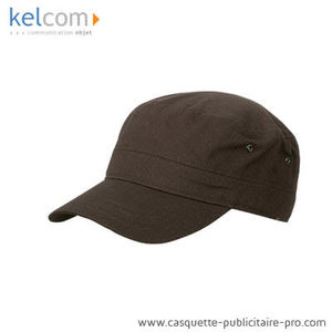 Casquette militaire enfant Marron foncé