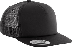 Casquette personnalisée 5 panneaux avec filet | Wyye Noir