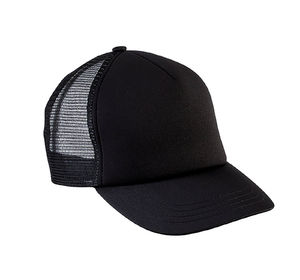 Casquette personnalisée 5 panneaux avec filet | Nagge Noir