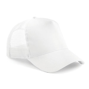 Casquette personnalisée 5 panneaux avec filet | Sytta Blanc Lave 1