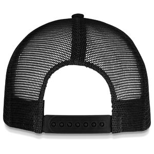 Casquette personnalisée 5 panneaux avec filet | Sytta Noir Blanc 2