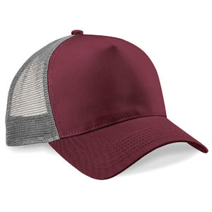 Casquette personnalisée 5 panneaux avec filet | Sytta Rouge Blanc 1