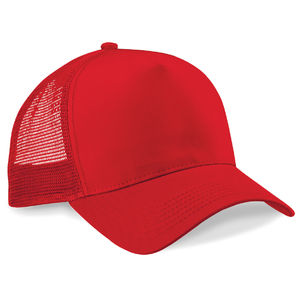 Casquette personnalisée 5 panneaux avec filet | Sytta Rouge Noir 1