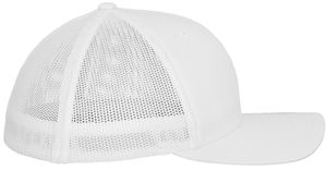 Casquette personnalisée 6 panneaux avec filet | Lime Blanc 2