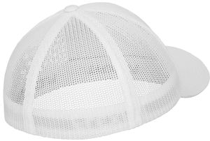 Casquette personnalisée 6 panneaux avec filet | Lime Blanc 3