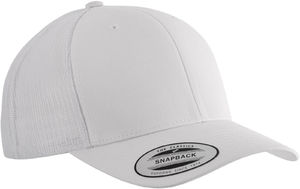 Casquette personnalisée 6 panneaux avec filet | Luggy Blanc