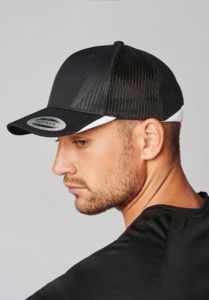 Casquette personnalisée 6 panneaux avec filet | Poffa