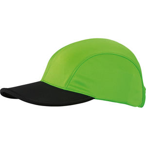 Casquette personnalisée classique 4 panneaux | Gesu Vert citron Noir