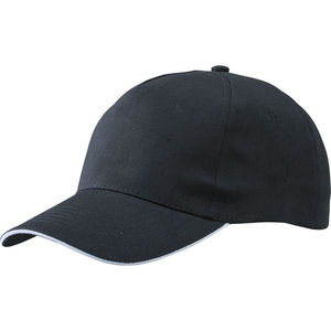 Casquette personnalisée classique 5 panneaux | Cafe Noir Blanc