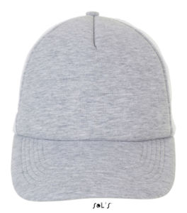 Casquette personnalisée classique 5 panneaux | Dodge Gris mélangé Gris foncé