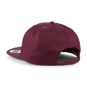 Casquette personnalisée classique 5 panneaux | Jihu Bordeaux 4