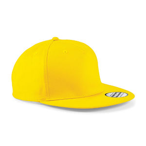 Casquette personnalisée classique 5 panneaux | Jihu Jaune 3