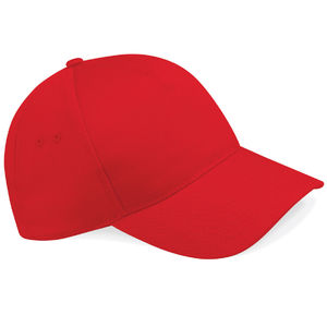 Casquette personnalisée classique 5 panneaux | Qahu Rouge 1