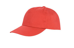 Casquette personnalisée classique 5 panneaux | Retti Rouge 1