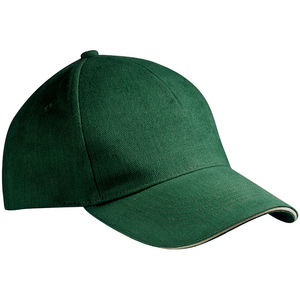 Casquette personnalisée classique 5 panneaux | Suce Vert foncé Nature