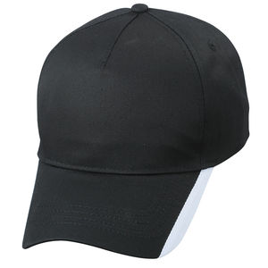 Casquette personnalisée classique 5 panneaux | Yooki Noir Blanc