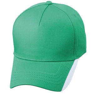 Casquette personnalisée classique 5 panneaux | Yooki Vert Irlandais Blanc