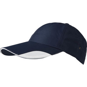 Casquette personnalisée classique 6 panneaux | Gyzi Marine Blanc