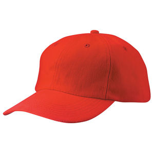 Casquette personnalisée classique 6 panneaux | Luti Rouge