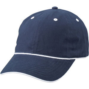 Casquette personnalisée classique 6 panneaux | Lyca Marine Blanc