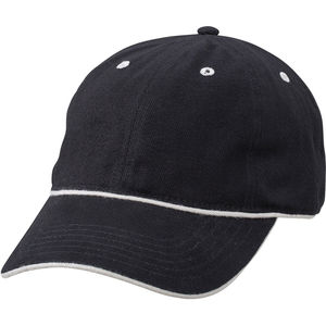 Casquette personnalisée classique 6 panneaux | Lyca Noir Gris clair