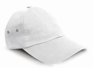 Casquette personnalisée classique 6 panneaux | Plush Blanc 1