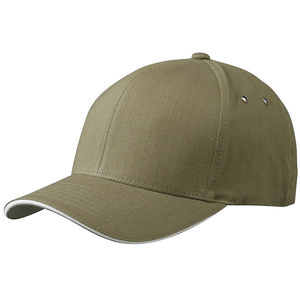 Casquette personnalisée classique 6 panneaux | Poole Olive Crème