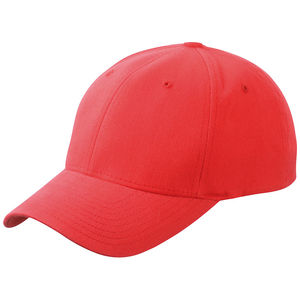 Casquette personnalisée classique 6 panneaux | Poole Rouge Argent