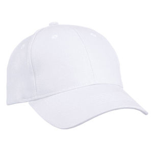 Casquette personnalisée classique 6 panneaux | Qetu Blanc