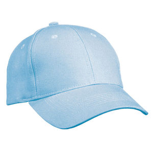 Casquette personnalisée classique 6 panneaux | Qetu Bleu clair