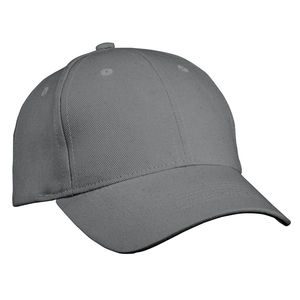 Casquette personnalisée classique 6 panneaux | Qetu Gris foncé