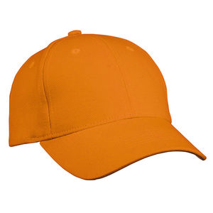 Casquette personnalisée classique 6 panneaux | Qetu Orange