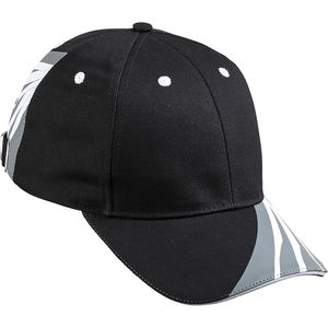 Casquette personnalisée classique 6 panneaux | Rebi Noir