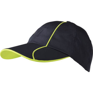 Casquette personnalisée classique 6 panneaux | Yeffi Gris Fer Vert