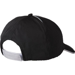 Casquette personnalisée classique 6 panneaux | Yeffi Noir Argent 1