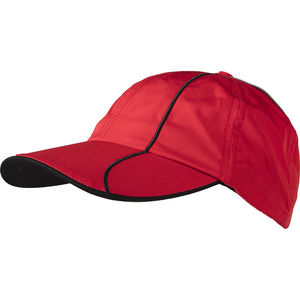 Casquette personnalisée classique 6 panneaux | Yeffi Rouge Noir