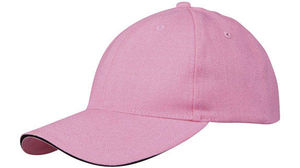 Casquette personnalisée classique 6 panneaux | Cussipi Rose