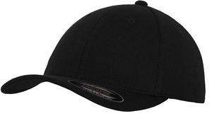 Casquette personnalisée classique 6 panneaux | Double Jersey Noir 1