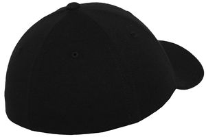 Casquette personnalisée classique 6 panneaux | Double Jersey Noir 3