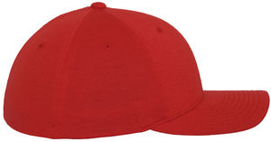 Casquette personnalisée classique 6 panneaux | Double Jersey Rouge 2