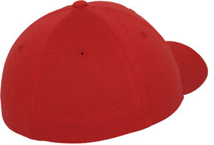 Casquette personnalisée classique 6 panneaux | Double Jersey Rouge 3