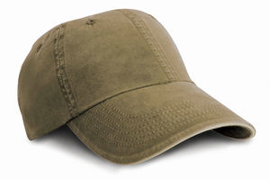 Casquette personnalisée classique 6 panneaux | Fine Cotton Olive Pierre 2