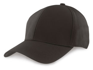 Casquette personnalisée classique 6 panneaux | Fitted Noir 3