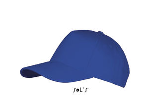 Casquette personnalisée classique 5 panneaux | Long Beach Bleu royal 2
