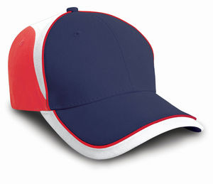 Casquette personnalisée classique 6 panneaux | National Bleu Blanc 1