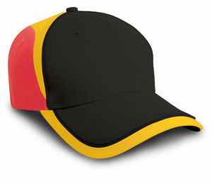 Casquette personnalisée classique 6 panneaux | National Jaune Rouge 1