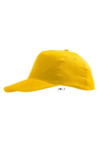 Casquette personnalisée classique 5 panneaux | Sunny Kids Jaune