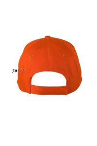 Casquette personnalisée classique 5 panneaux | Sunny Kids Orange 2