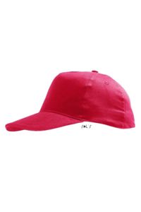 Casquette personnalisée classique 5 panneaux | Sunny Kids Rouge