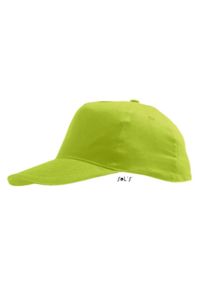 Casquette personnalisée classique 5 panneaux | Sunny Kids Vert pomme